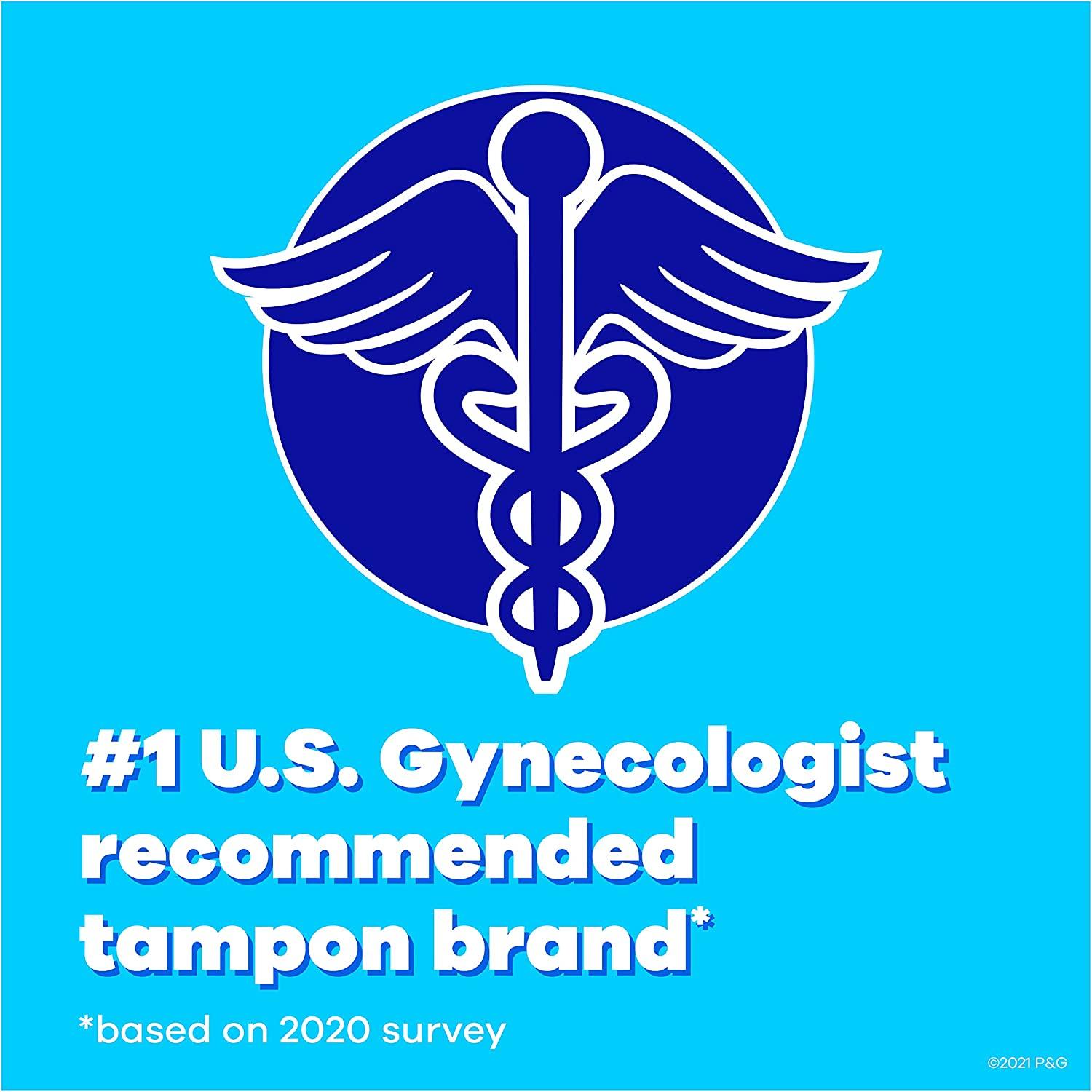 Tampax Tampons, Super Absorbency, Cardboard Applicator, Leakgaurd Skirt