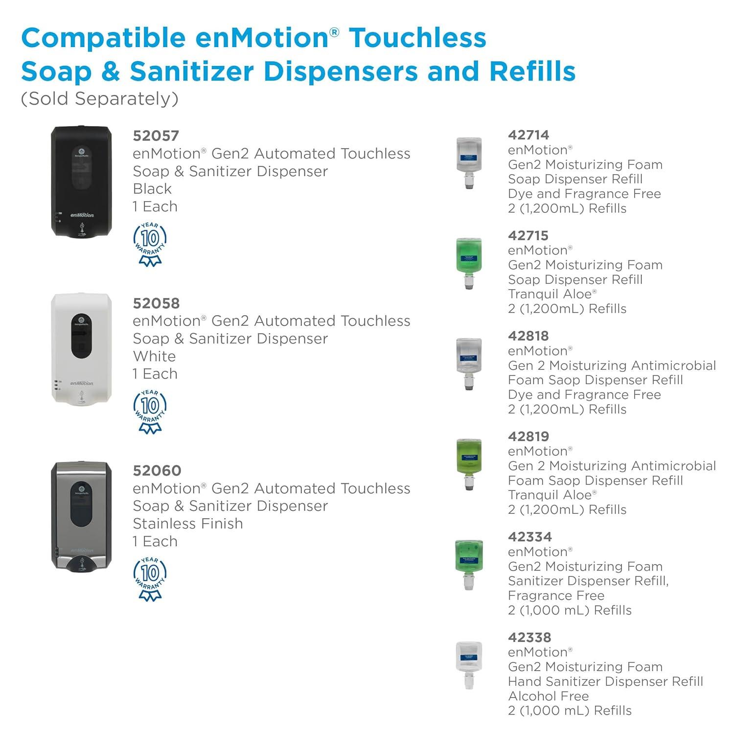 EnMotion Gen2 Moisturizing Foam Hand Sanitizer Dispenser Refill by GP