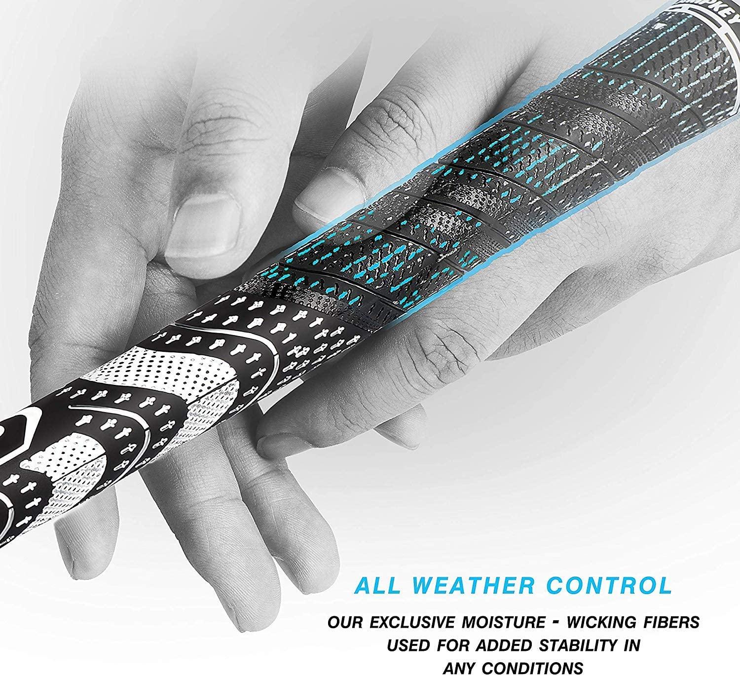 CHAMPKEY Premium Hybrid Golf Grips 13 Pack All Weather Performance