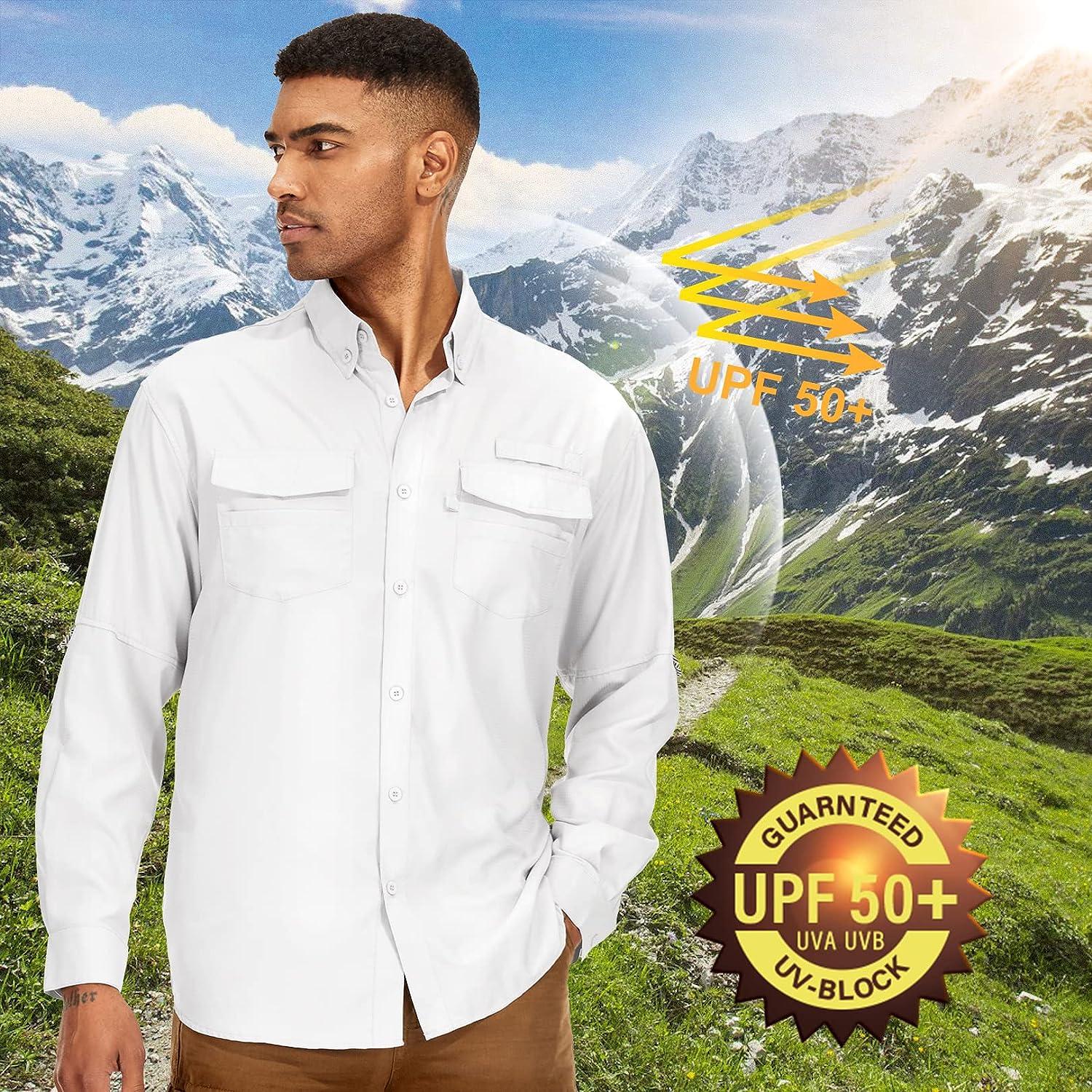 adviicd Long Sleeve Shirts For Men Men's Fishing Shirts with