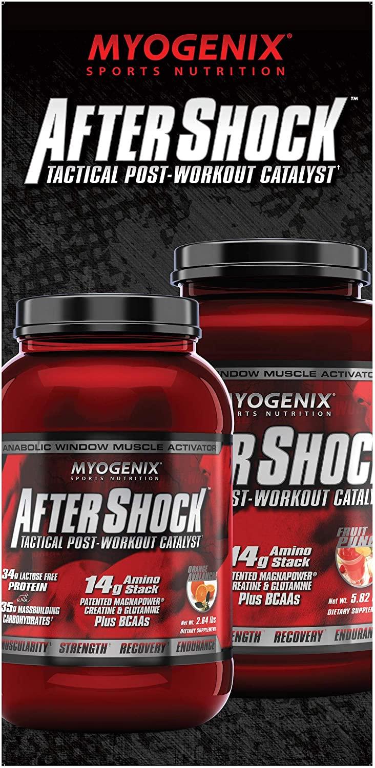 Myogenix Aftershock Tactical Post Workout, Unlimited Muscle Growth
