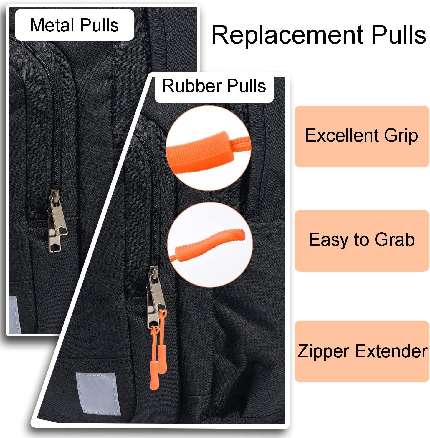 Zipper Pull Replacement,Universal Metal Luggage Replacement Zipper