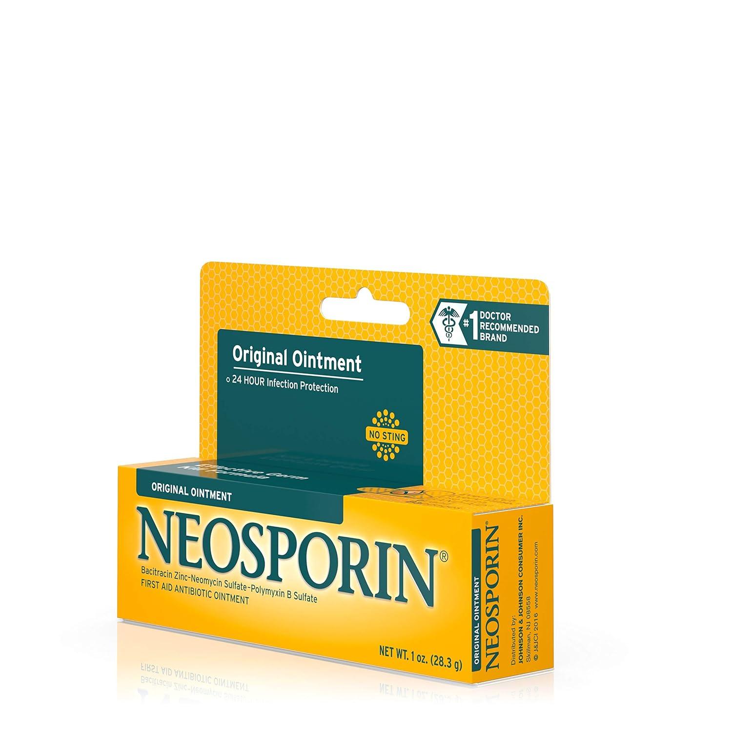 Neosporin Original Ointment 1 Oz Fast Healing Antibacterial Ointment
