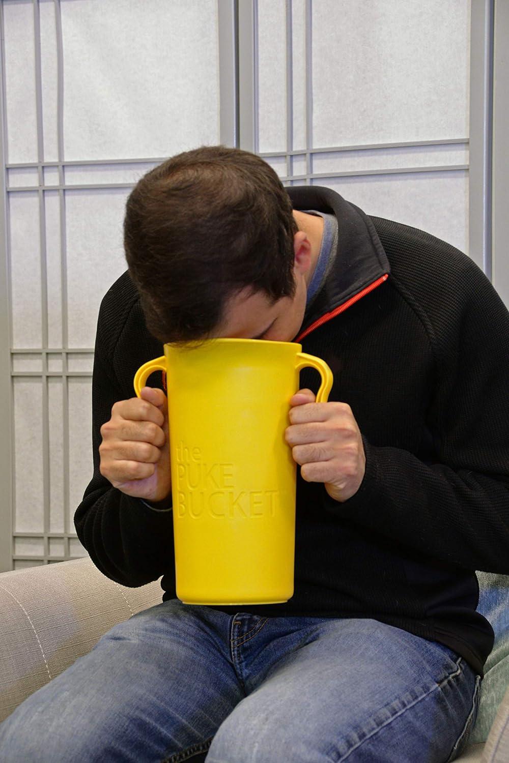 Reusable Puke Bucket for Vomit & Nausea Hospitals Kids Parties Motion