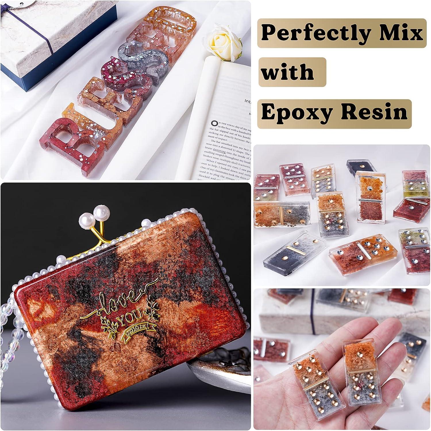 LET'S RESIN Opaque Resin Pigment,10 Colors Epoxy Resin Pigment Paste Each  0.35oz,High Pigmented Resin Coloring Paste,Resin Colorant for Epoxy Resin