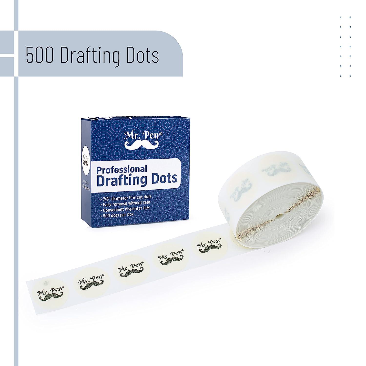 Mr. Pen Professional Drafting Dots 500 Pieces Drafting Dots Art Tape