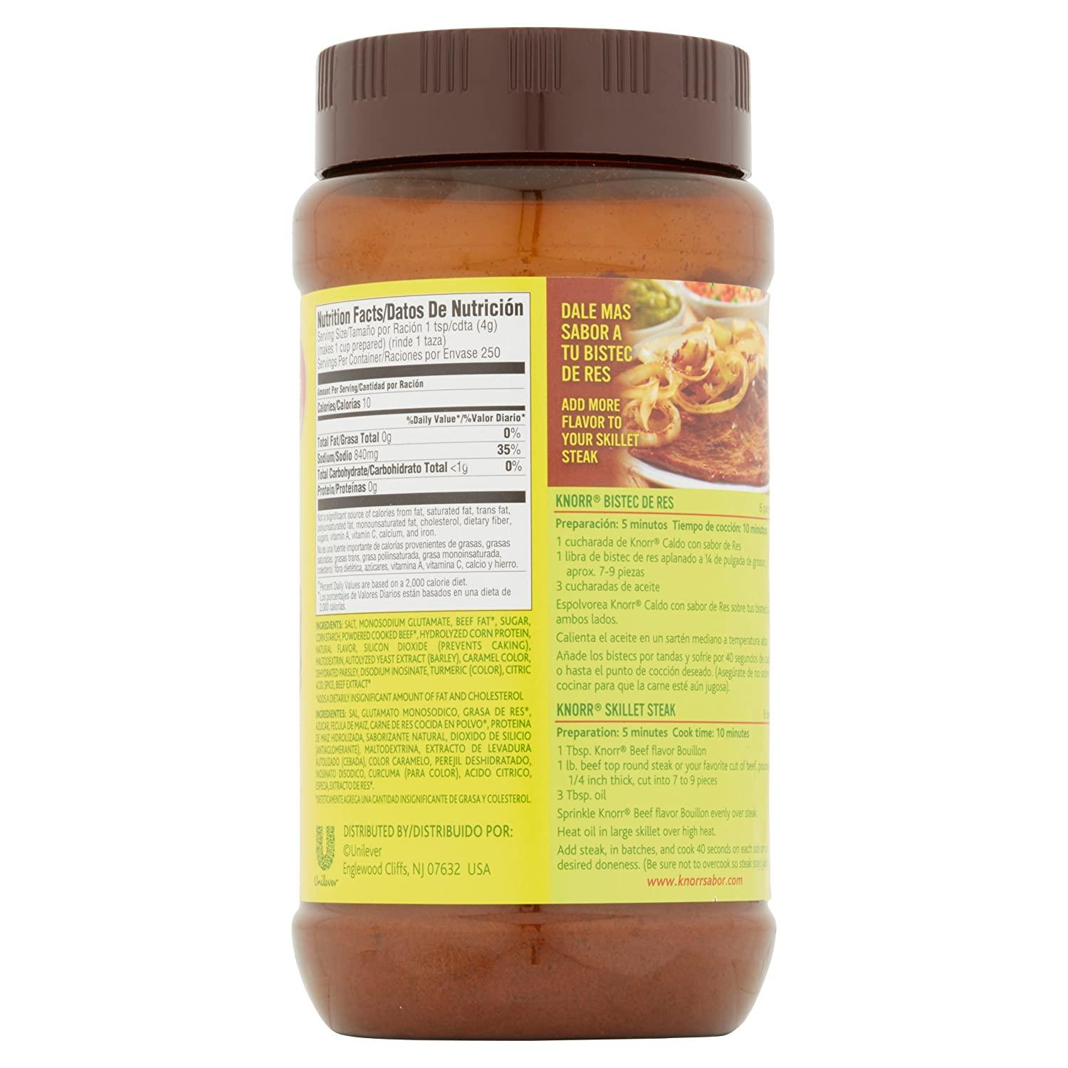 Knorr Beef Flavor Granulated Bouillon 35.3 oz, Family Size, 2 Pack (4