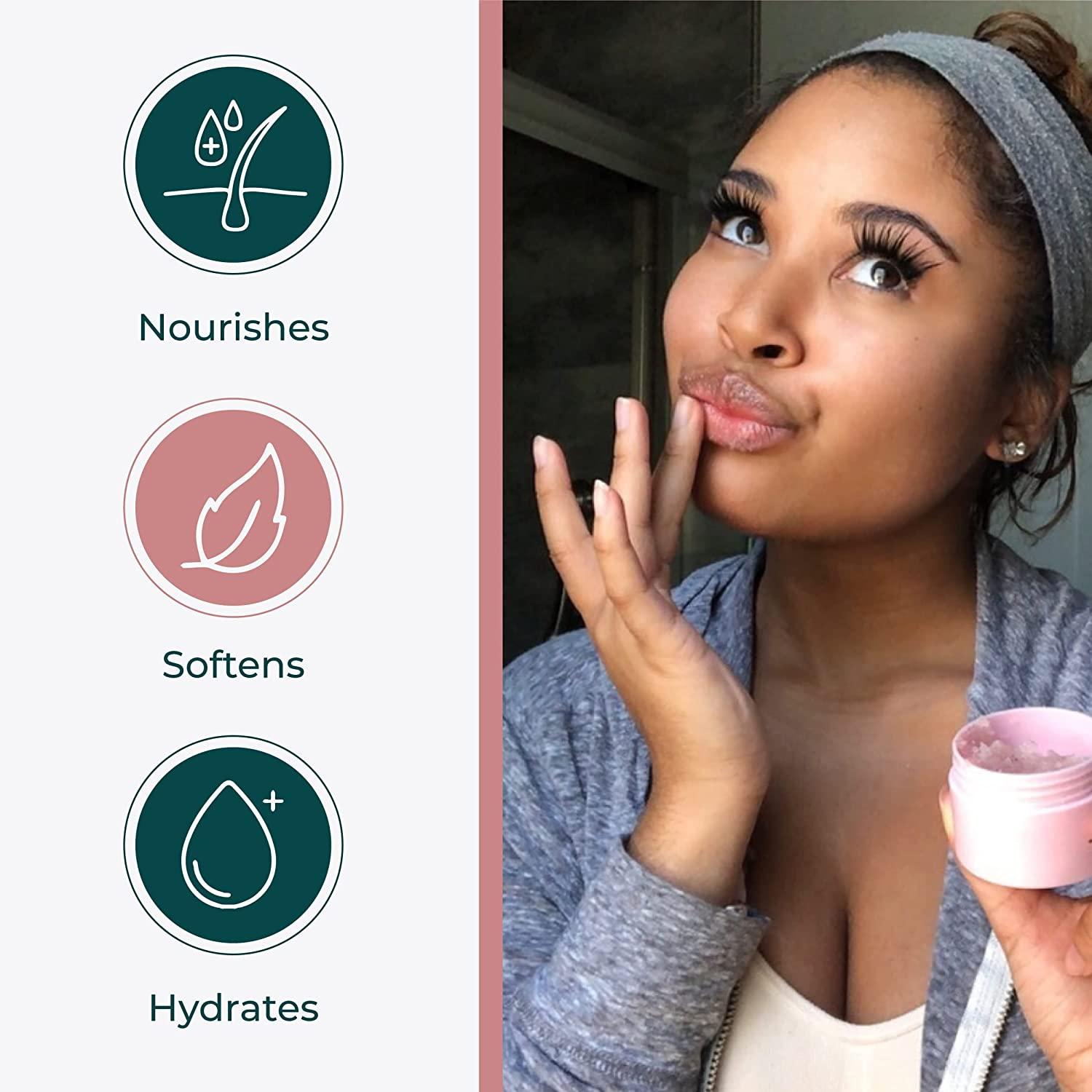 Minimo Candy Lip Exfoliator Scrub & Moisturizer Brightens Discolored