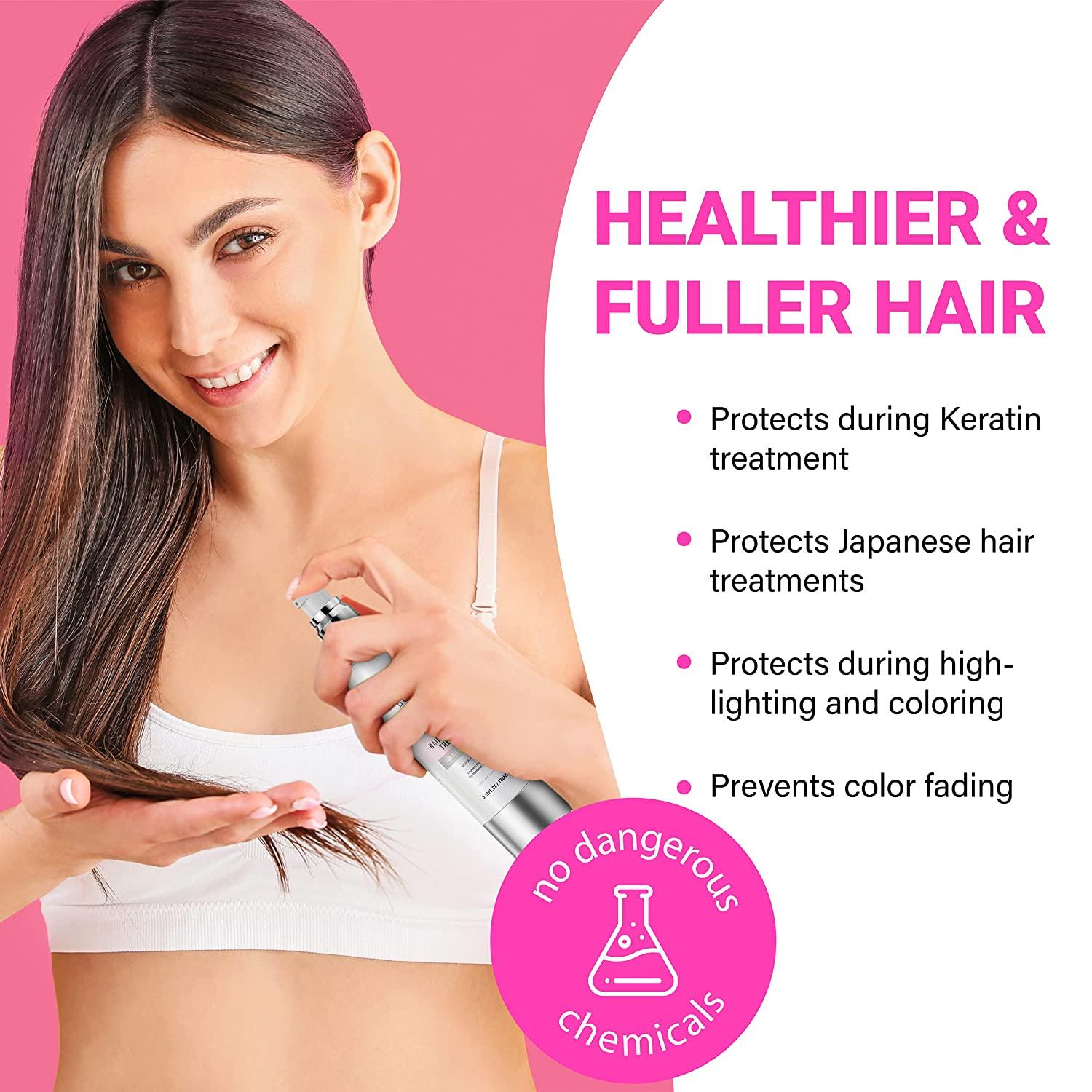 Damaged Hair Treatment Serum Repair Split Ends, Smooth Frizz, Glossy