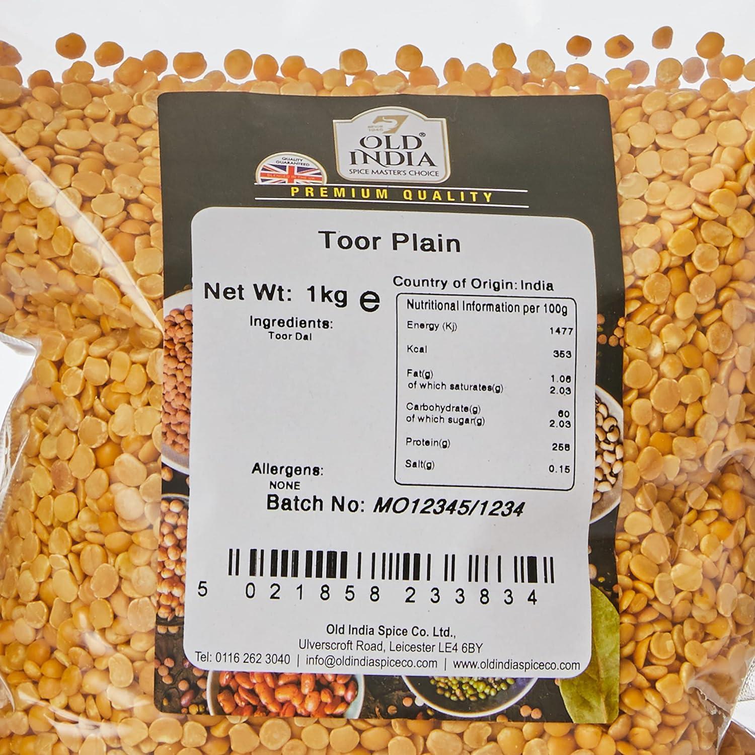 Old India Toor Plain 1kg (Pack Of 2 - View #2