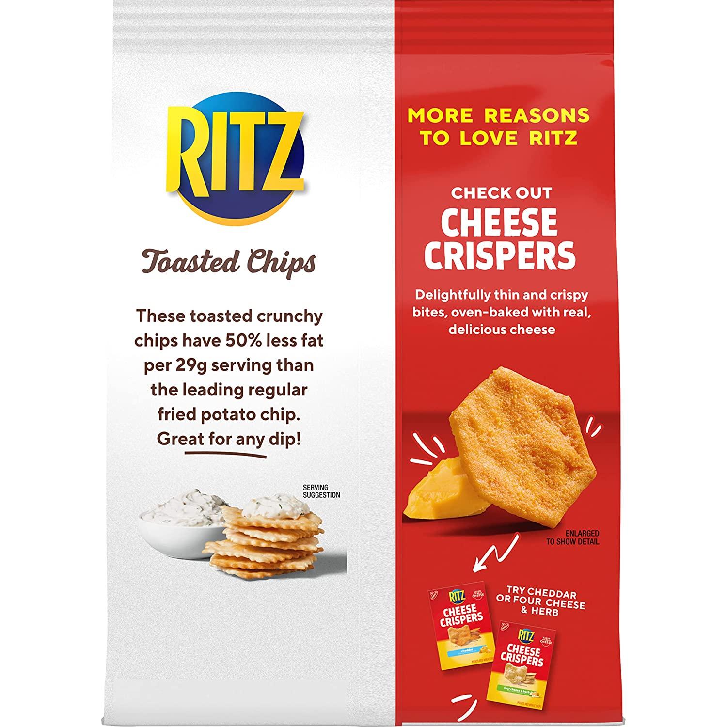 RITZ Toasted Chips Original Crackers, 6 8.1 oz Bags