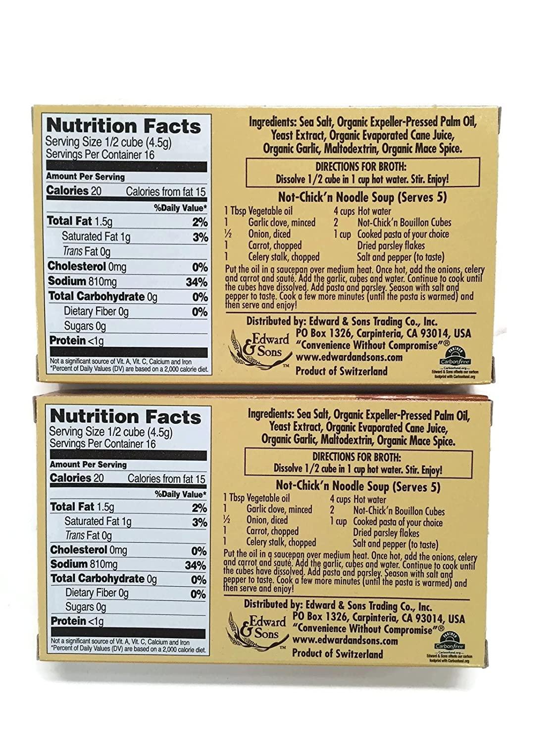 NotChick'n Edward & Sons Bouillon Cubes (Set of 2)