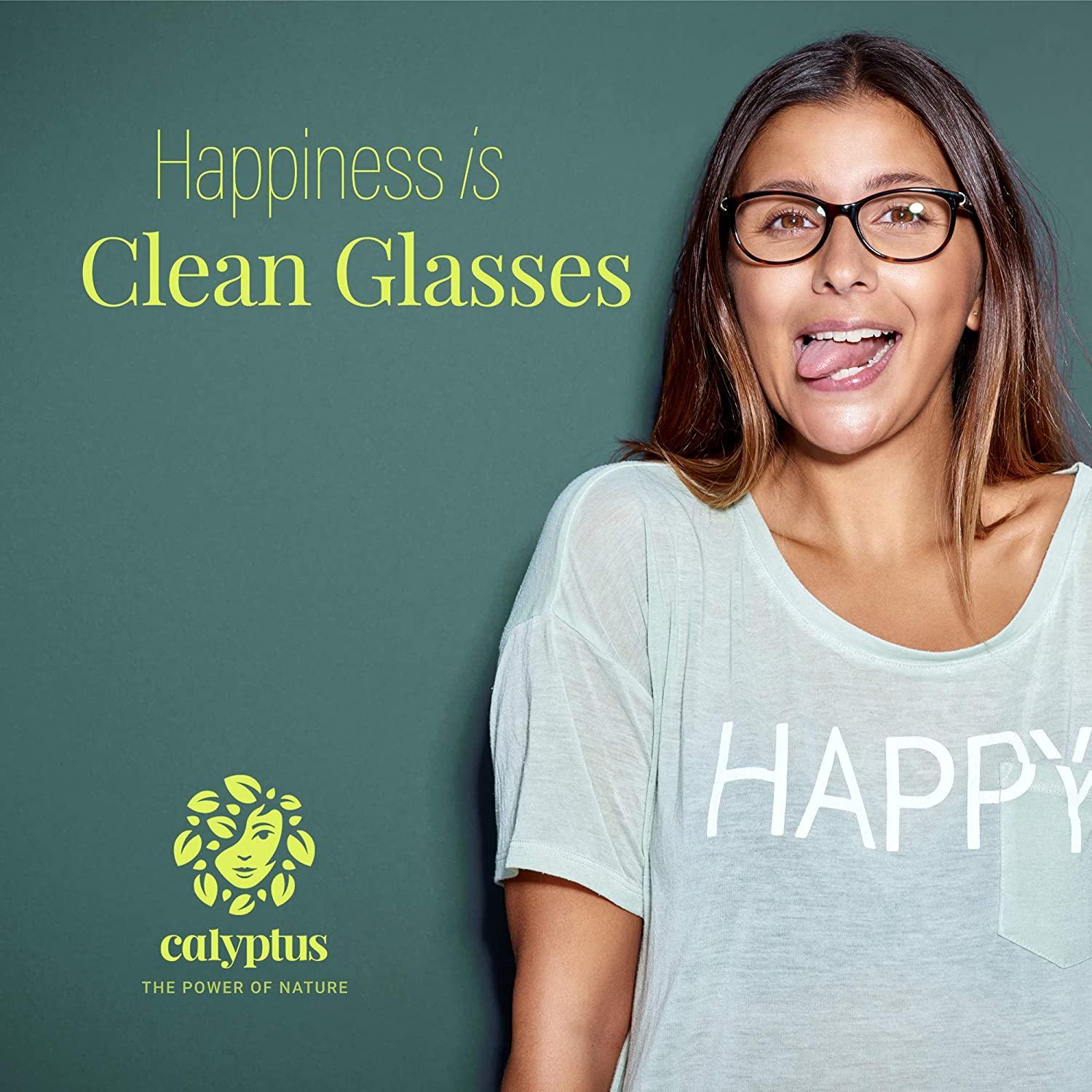 Calyptus Lens Cleaner Spray Kit 8 Ounces + 6 Microfiber Cloths