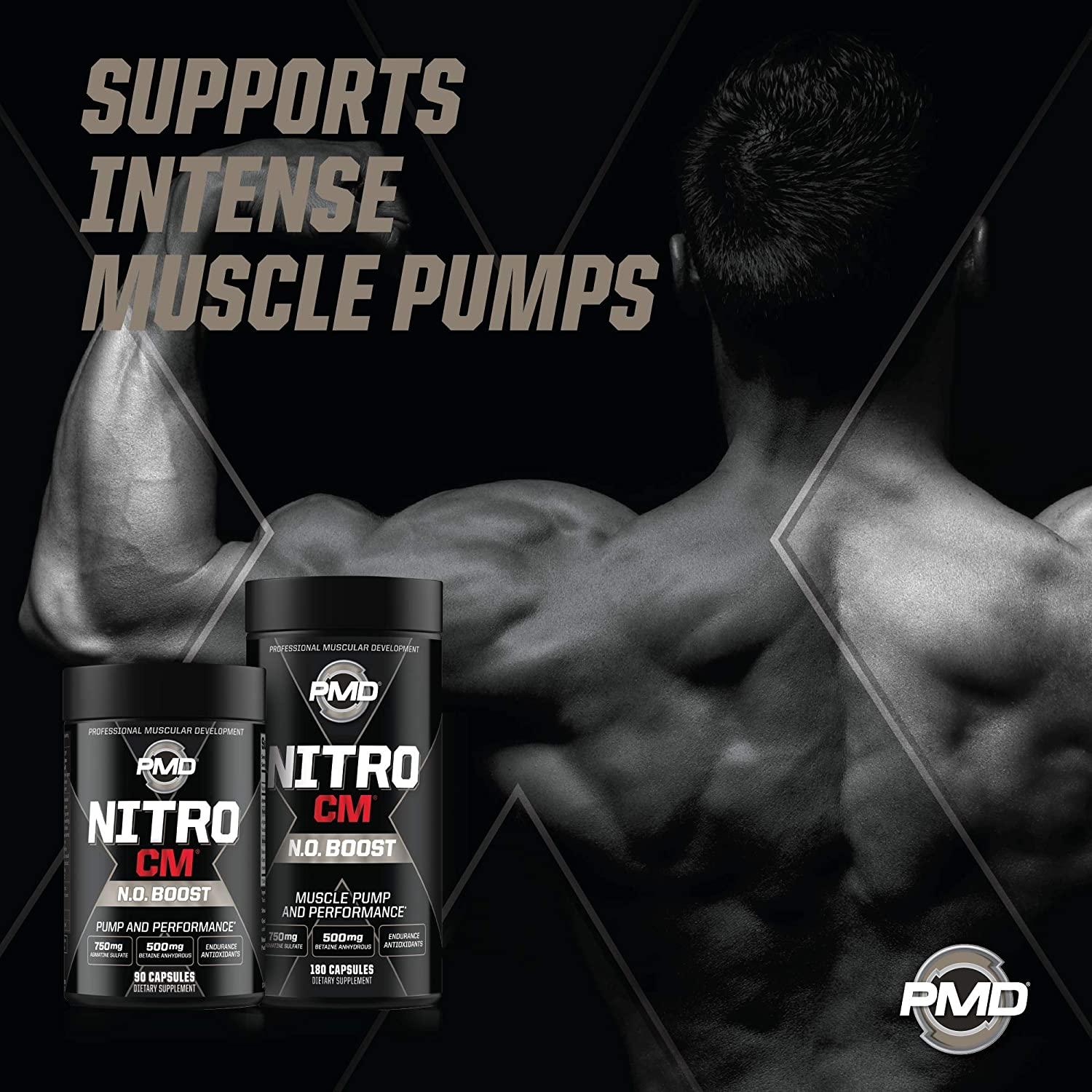 PMD Sports Nitro cm Nitric Oxide with Agmatine Pre Workout Supplement