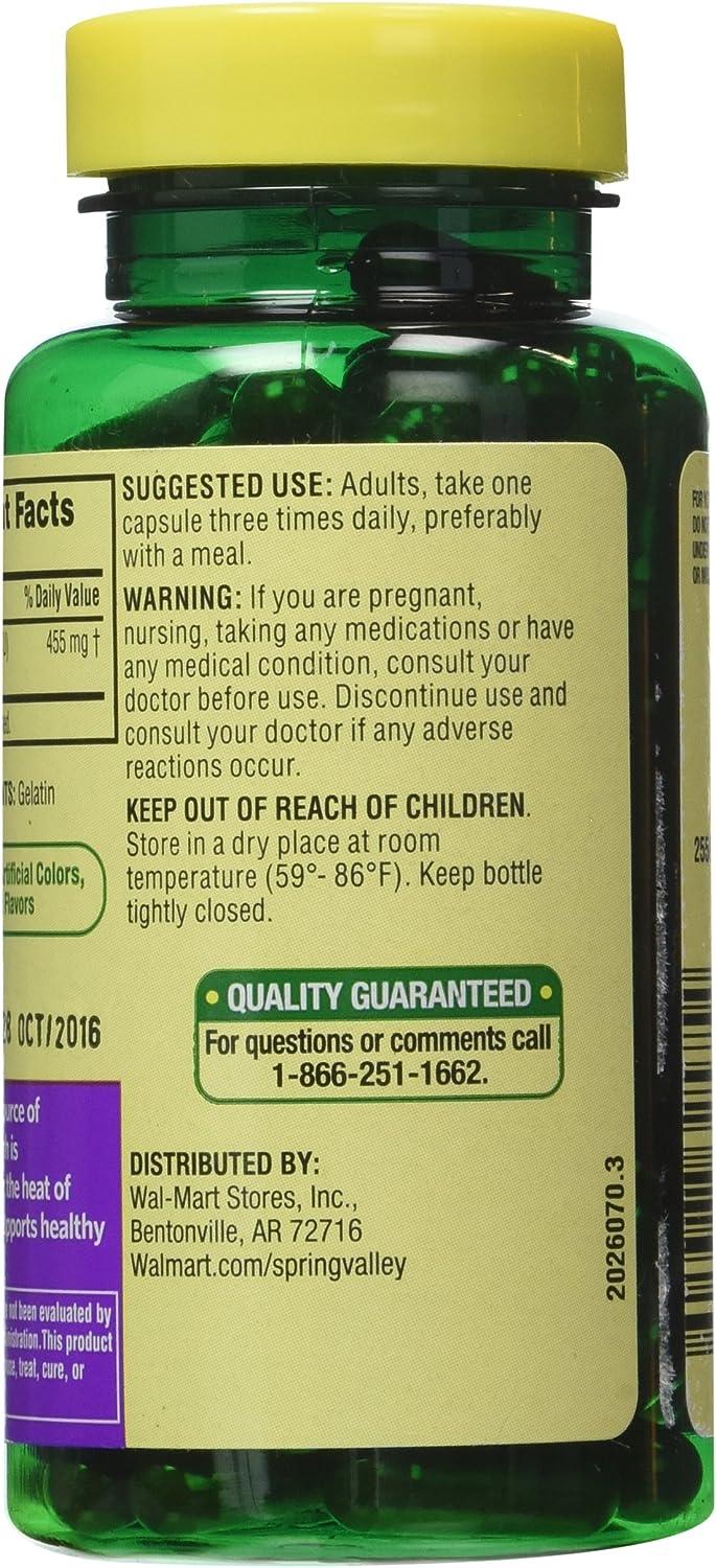 Spring Valley Cayenne Fruit 40,000 STU, Whole Herb, 100 Capsules