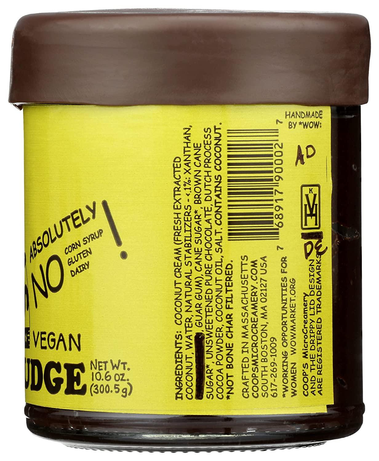 Coops Microcreamery, Sauce Fudge Vegan, 10.6 Ounce