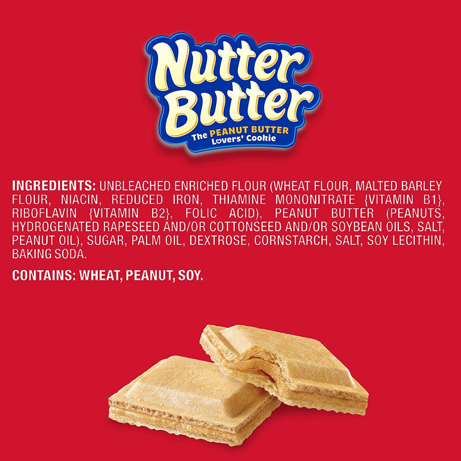 Nutter Butter Peanut Butter Wafer Cookies 12 packs of 10.5 oz