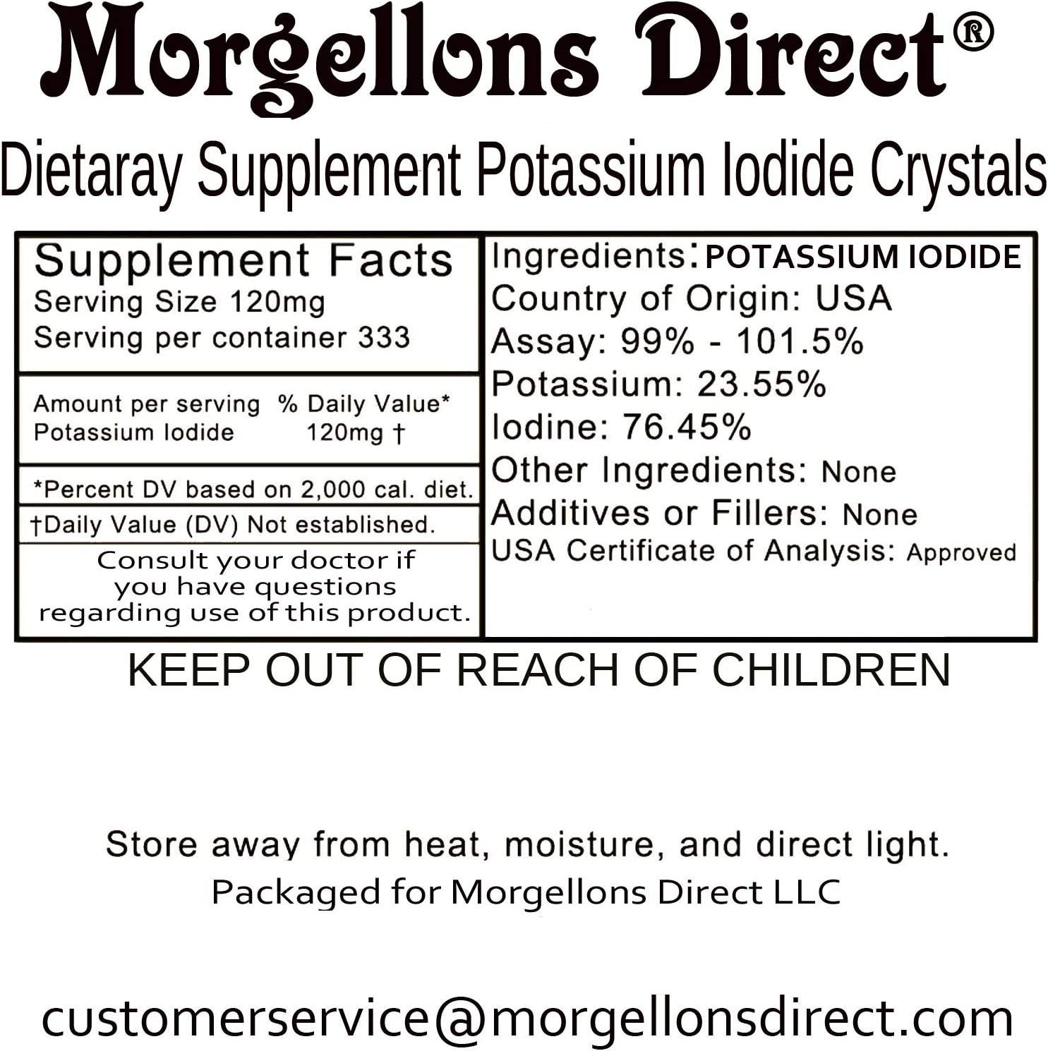Direct SSKI Iodine Potassium Iodide Solutions Mixing Kit