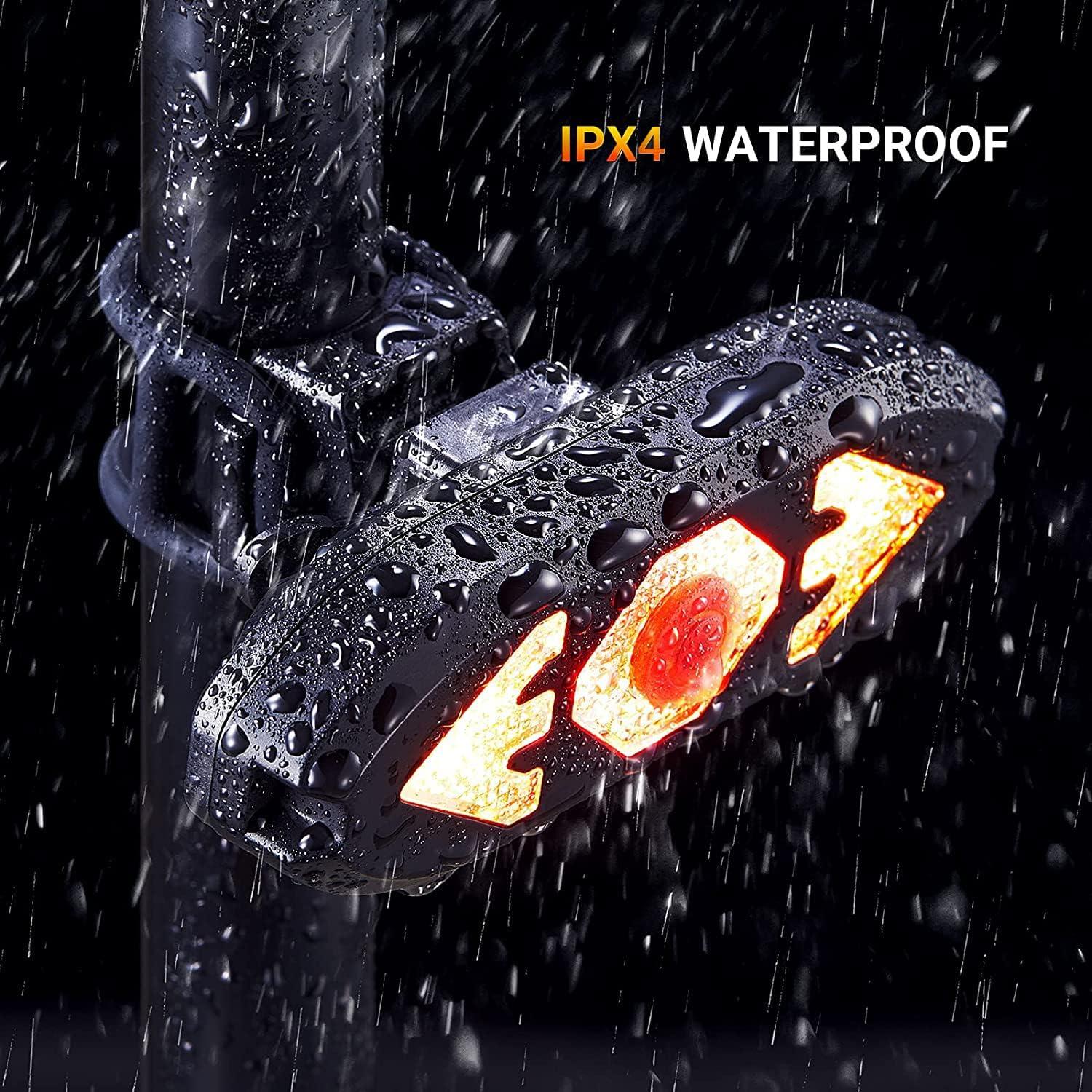 Waterproof bike tail light sales
