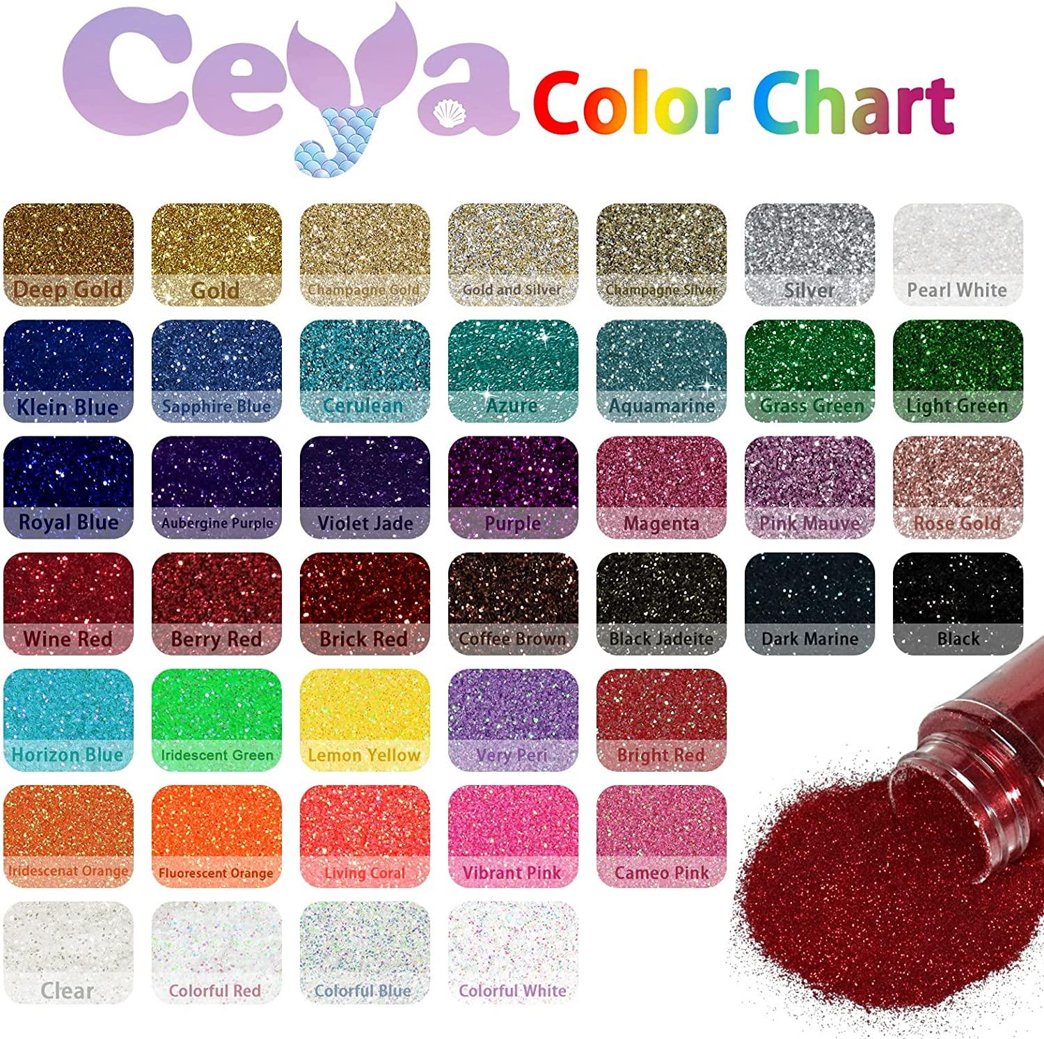 ceya Ultra Fine Glitter Paint Additive, 3.5oz/ 100g Christmas