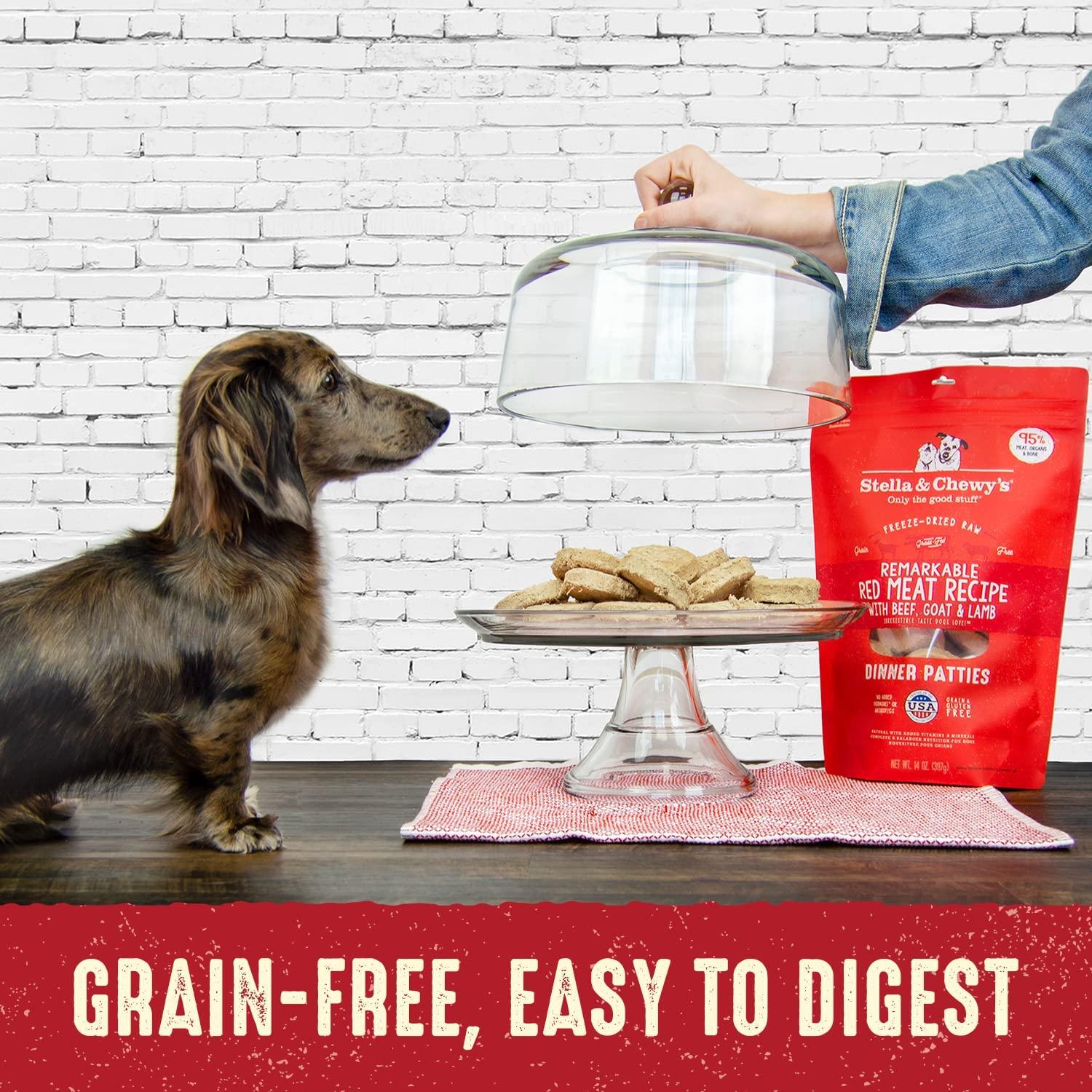 Stella & Chewys Freeze Dried Raw Dinner Patties Grain Free Dog Food