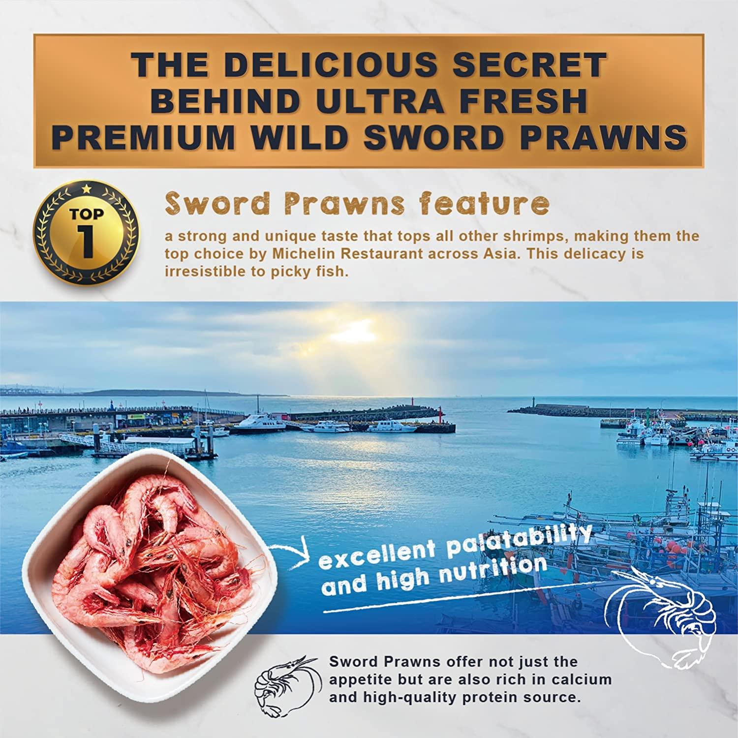 Ultra Fresh Sinking Goldfish Food Color Enhancing Diet with Natural