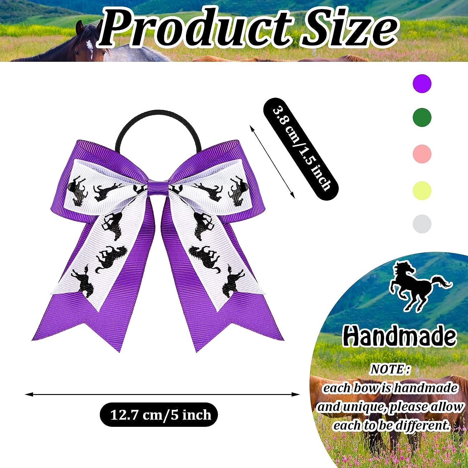 10 Pieces Horse Hair Accessories Horse Hair Ties Multi Colored