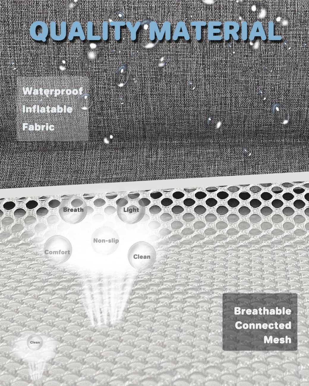 Inflatable Toddler Bed Rail for Travel 67" x 47" MBQMBSS Bed Rail