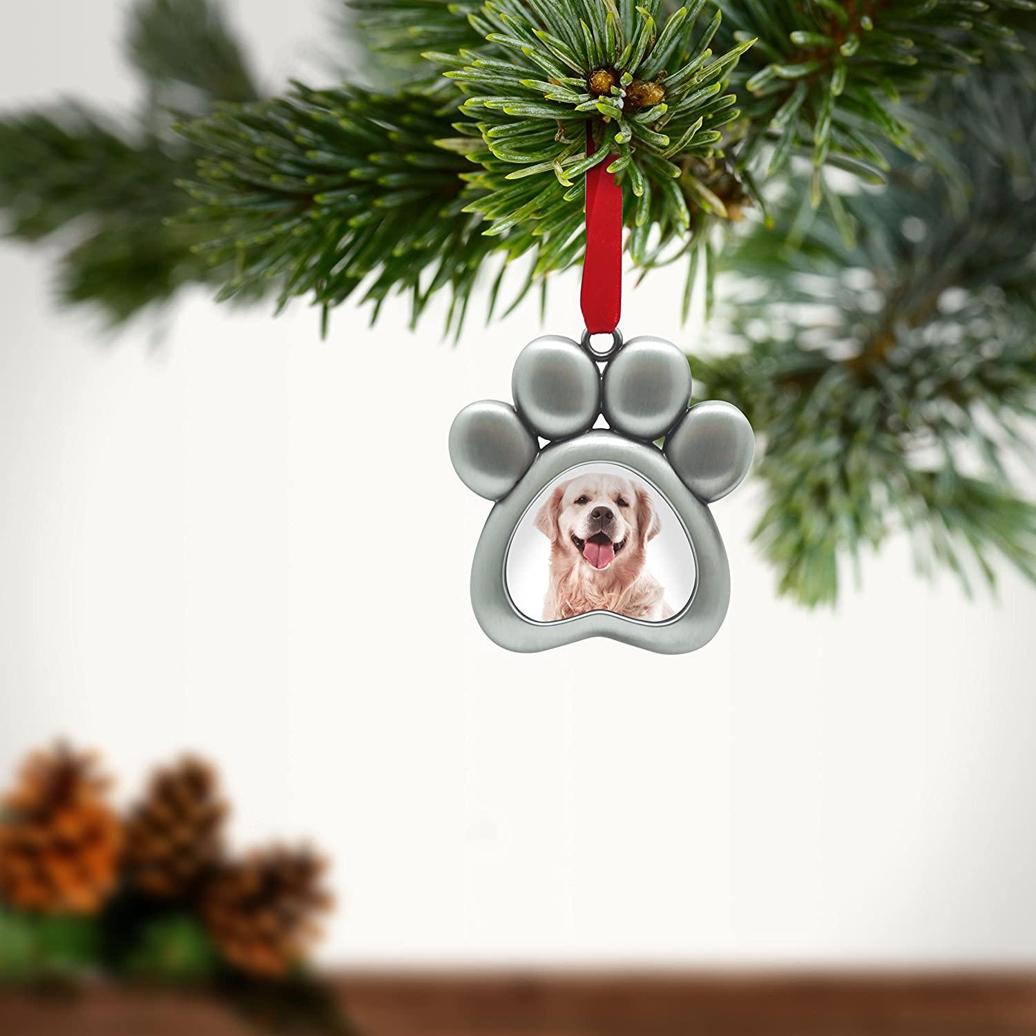 Pearhead Pet Holiday Ornament, Pet Owner Christmas Keepsake, Holiday