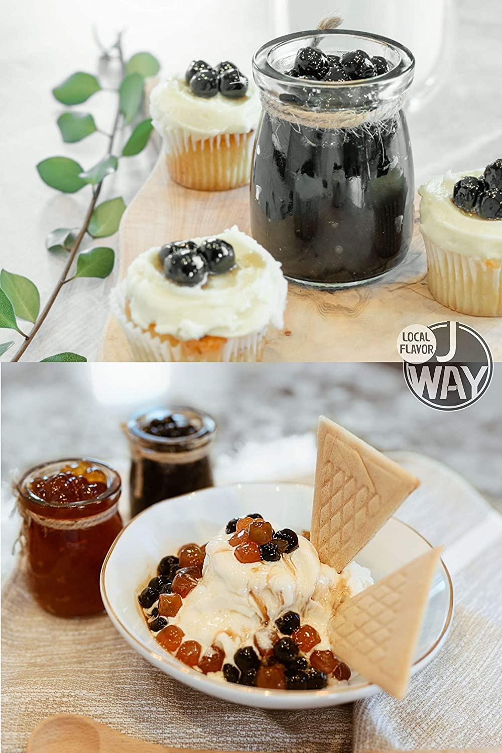 J WAY BOBA NOW Authentic Instant Tapioca Boba Pearls for Milk Tea