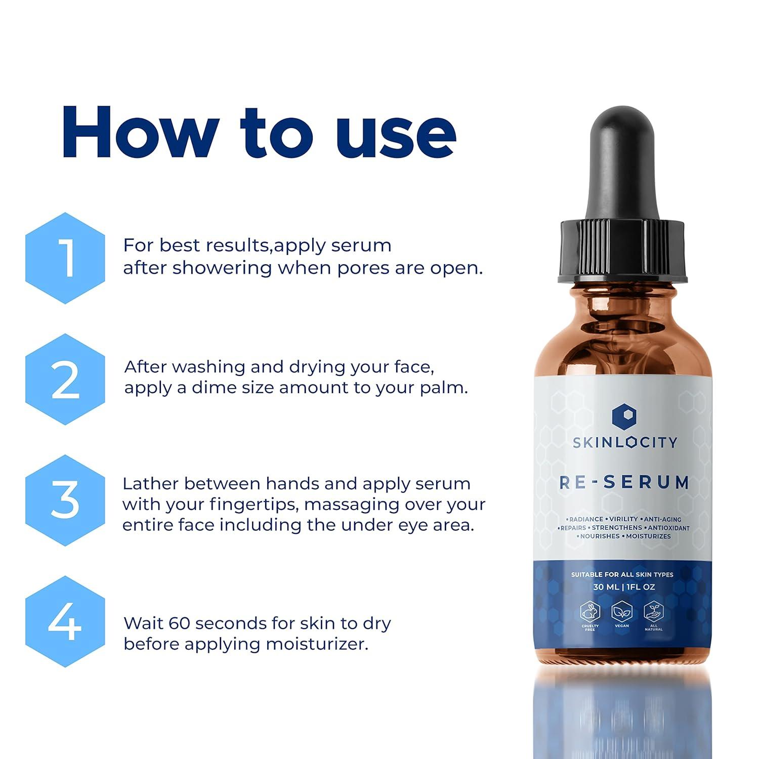 Shop Skinlocity Anti Aging Face Serum | Glutathione Maca Root Hyaluronic  Acid & Chaga Extract - Reduce Lines & Wrinkles | Buy Now with Express  International Delivery | GoSupps.com