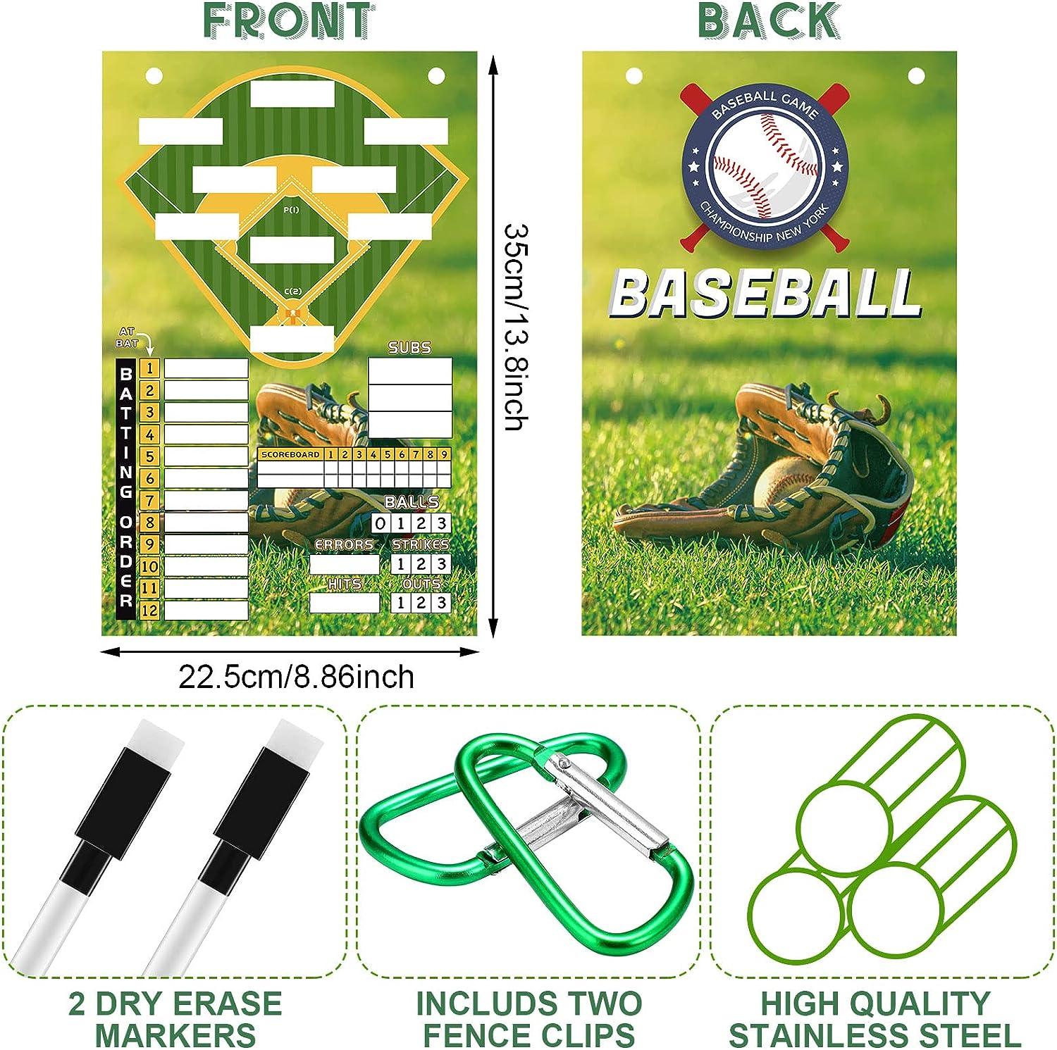 Baseball Dugout Board Set Baseball Lineup Board with