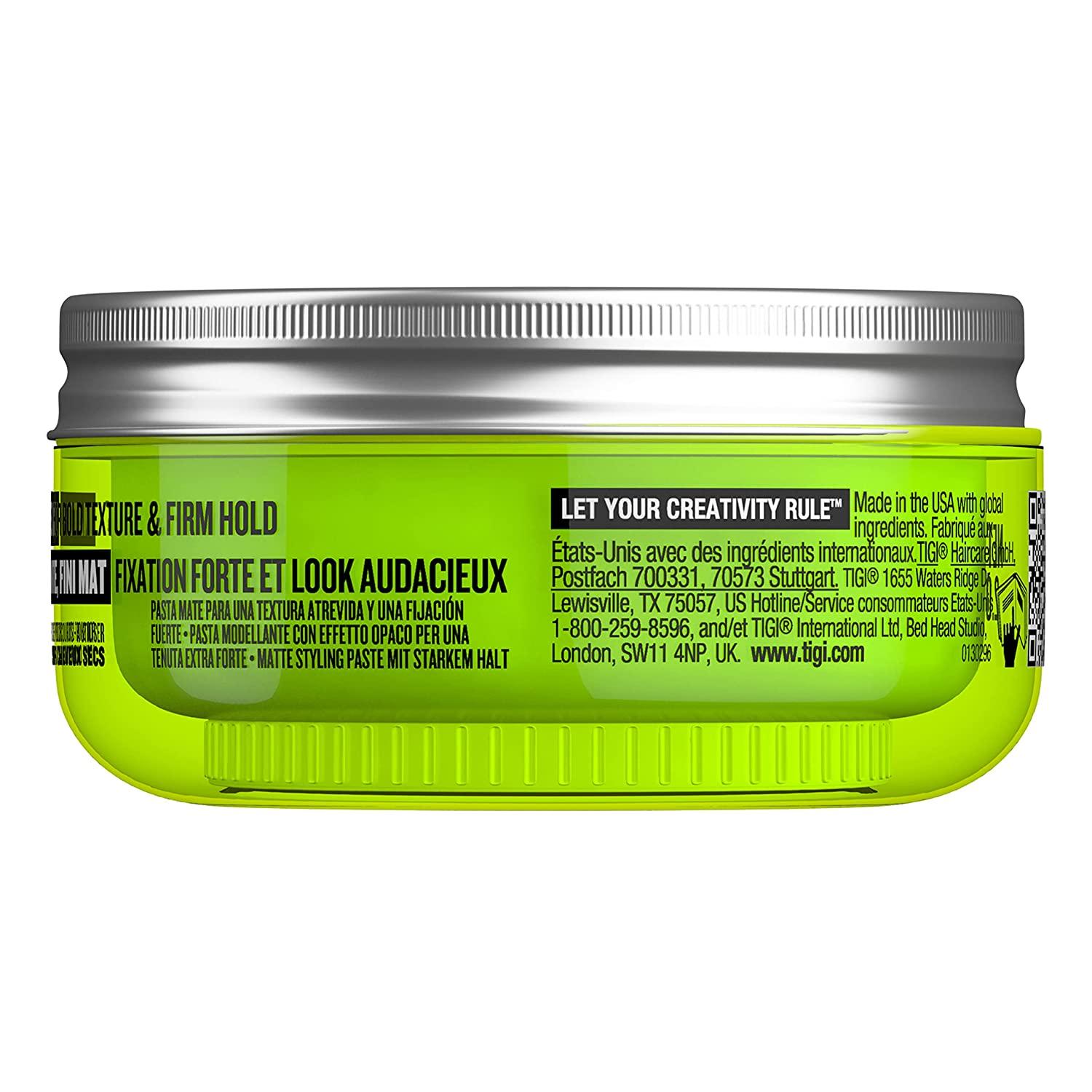 TIGI Bed Head Manipulator Matte Hair Wax Paste Strong Hold 2.01 oz
