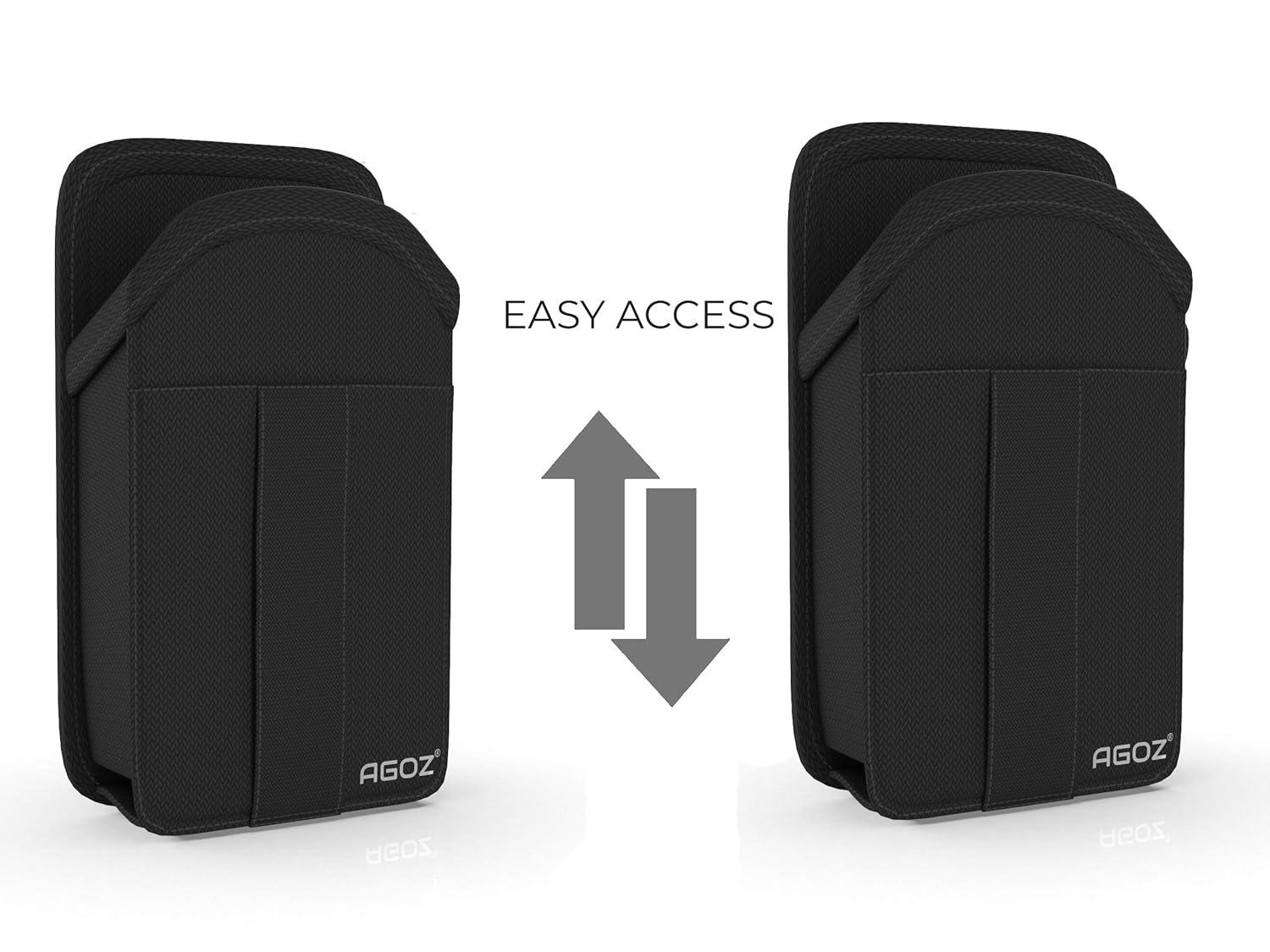AGOZ Heavy Duty Case with Belt Clip Compatible with Freestyle Libre