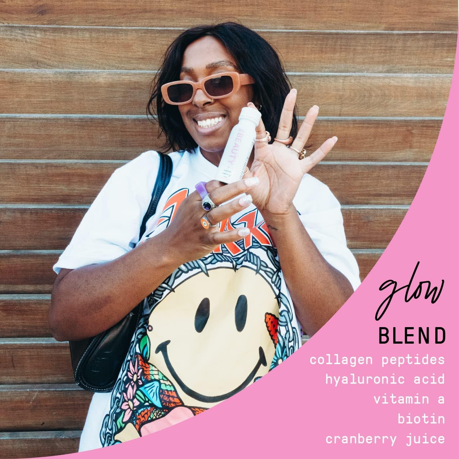 Tru Beauty Liquid Collagen Peptides Shots (12Pack) with Biotin