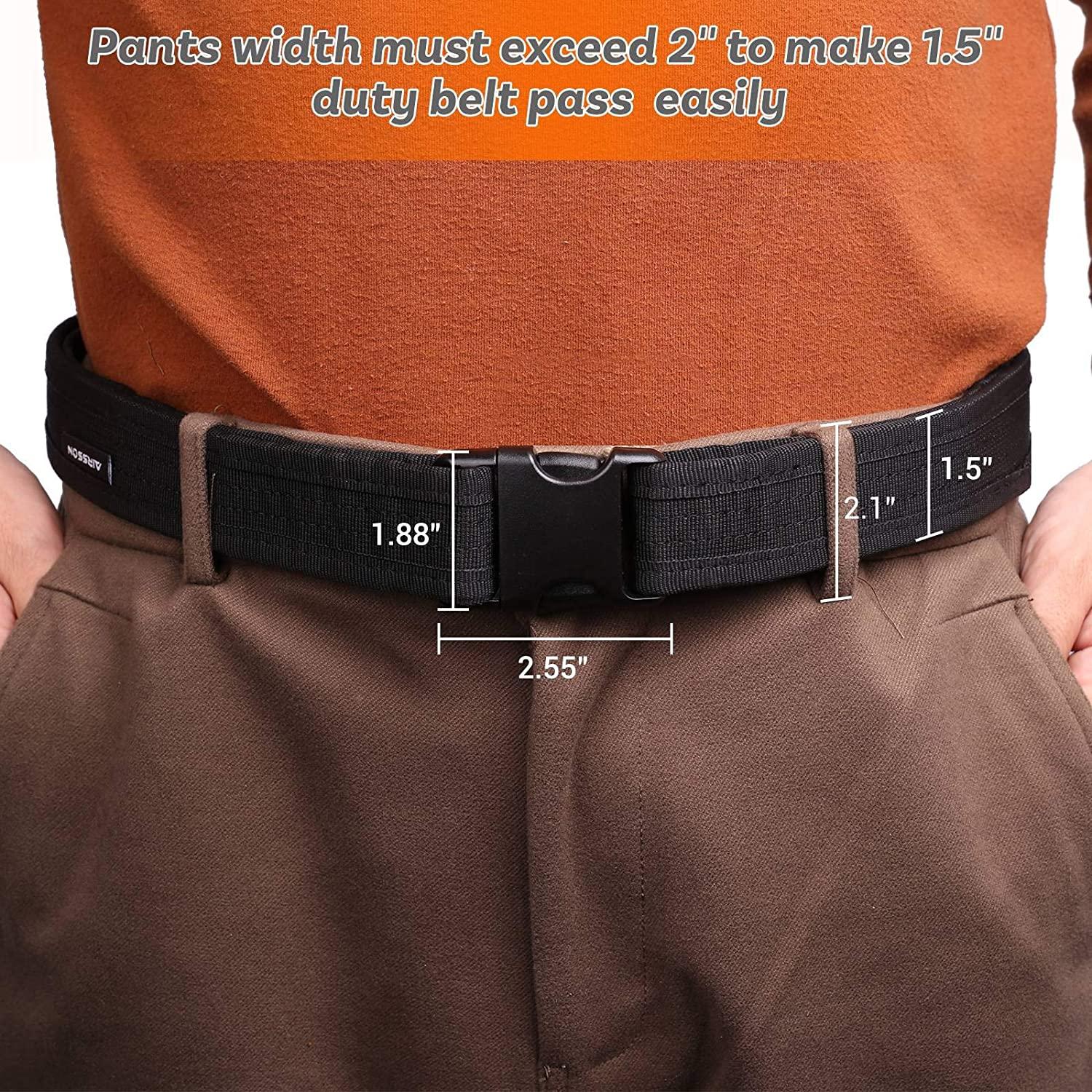 AIRSSON Duty Belt, Utility Belt, Police Tactical Belt Strong Load