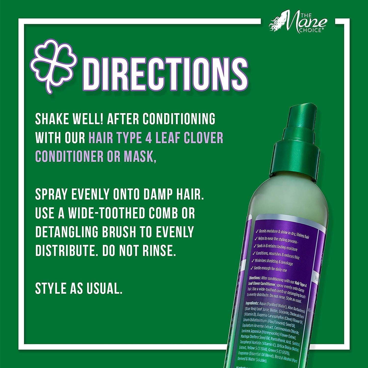 THE MANE CHOICE Hair Type 4 Leaf Clover Leave-In Spray 8 fl. oz