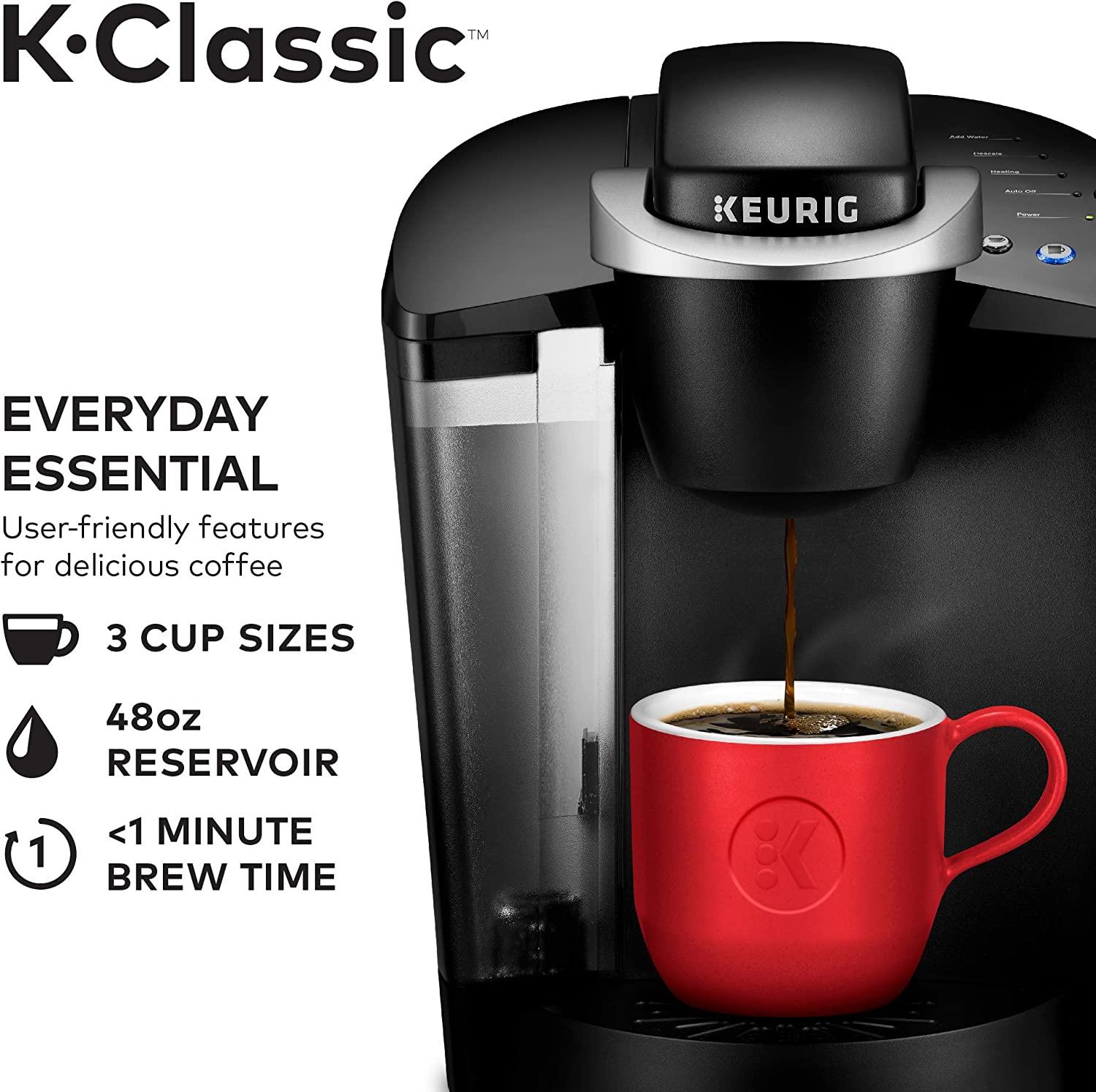 Keurig K-Classic Coffee Maker K-Cup Pod, Single Serve