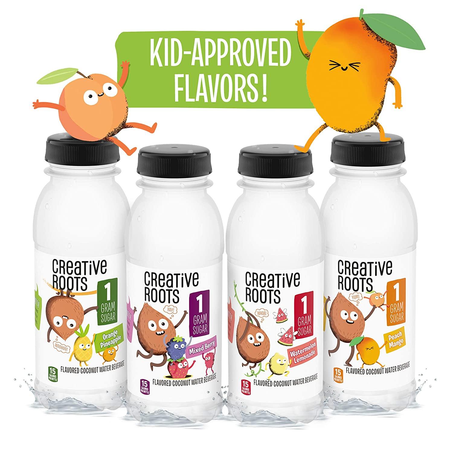 Creative Roots Peach Mango Naturally Flavored Coconut Water Kids