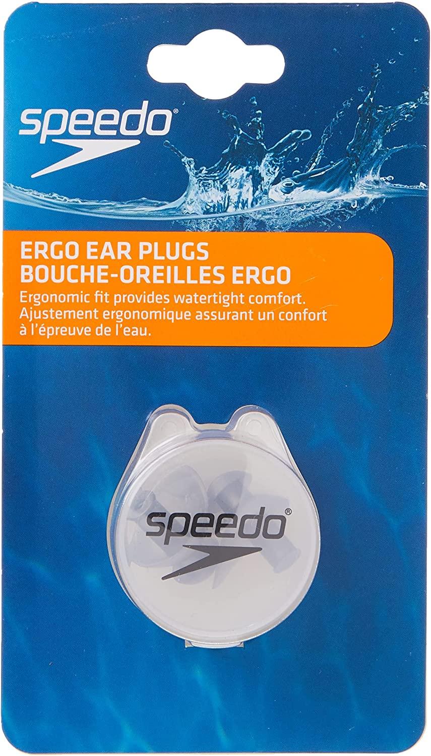 Speedo Unisex Swim Training Ergo Ear Plugs Comfortable and Effective