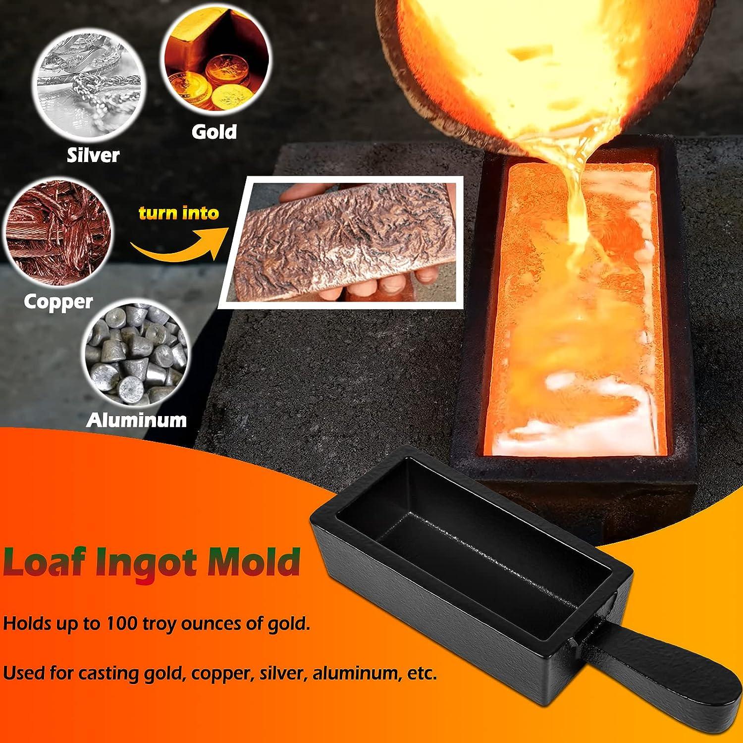 Ingot Molds For Pouring Precious Metals