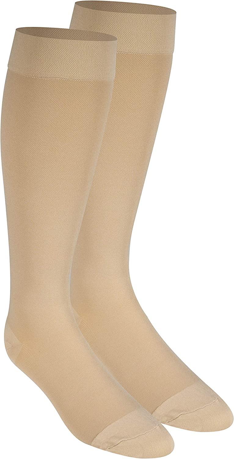 Duomed Soft CL2 Compression Stockings Below Knee Closed Toe Black M – EasyMeds Pharmacy