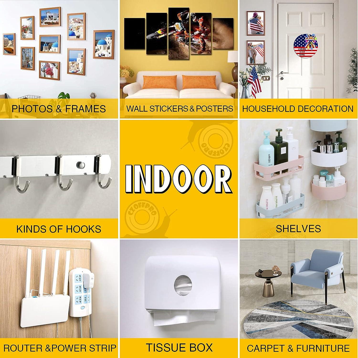 CZoffpro Double Sided Tape Heavy Duty Clear Mounting Tape Adhesive