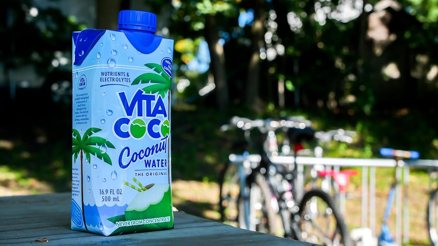 Vita Coco Pure Coconut Water 1L X 6 | Electrolyte-Rich | Hydrate Naturally | Sustainably Sourced