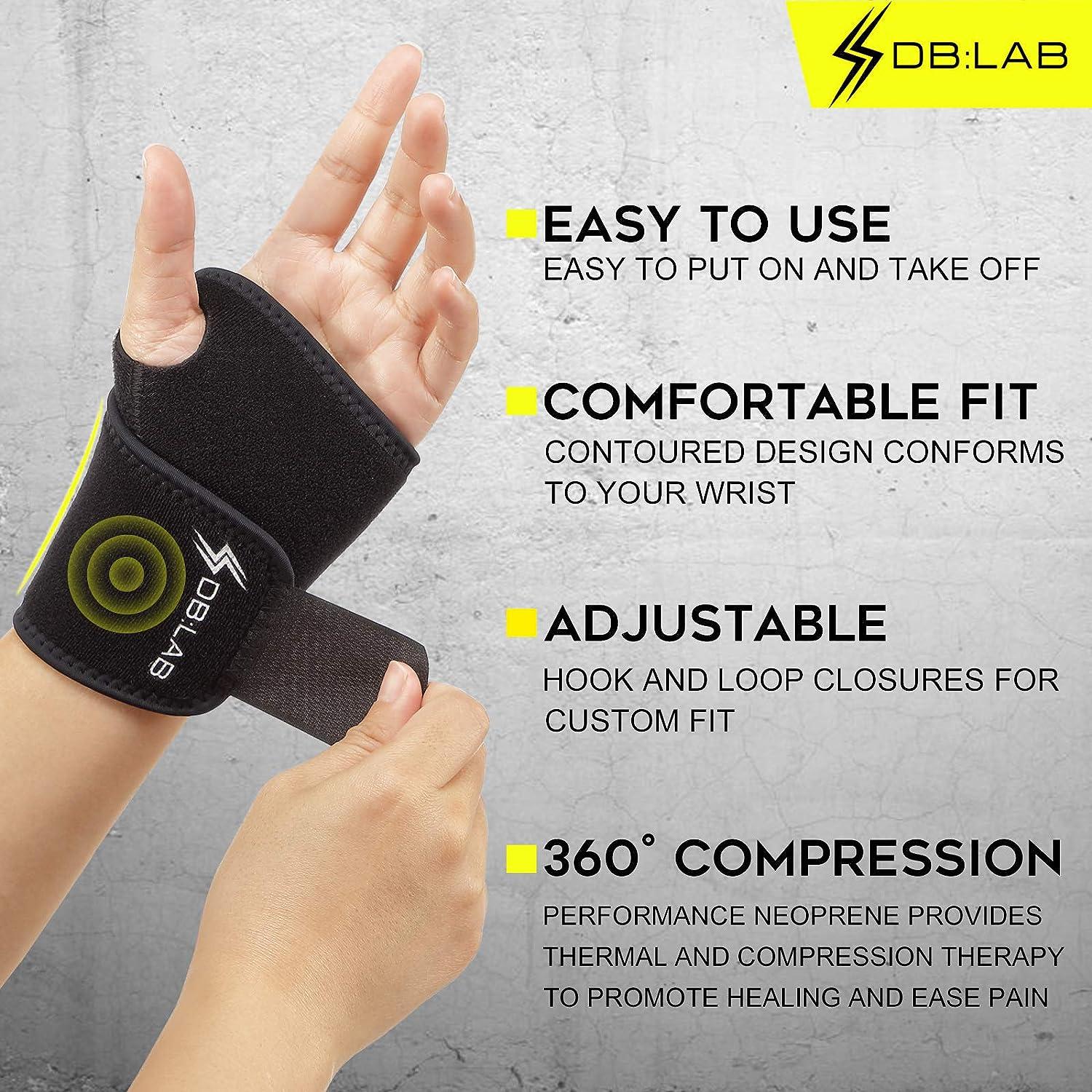 DB:LAB Wrist Splint Brace Night Sleep Support for Carpal Tunnel- Relieves  Wrist Pain, Sprains, Tendonitis, Arthritis - Adjustable for Women and Men -  Right Hand, X-Large, Single price in Saudi Arabia
