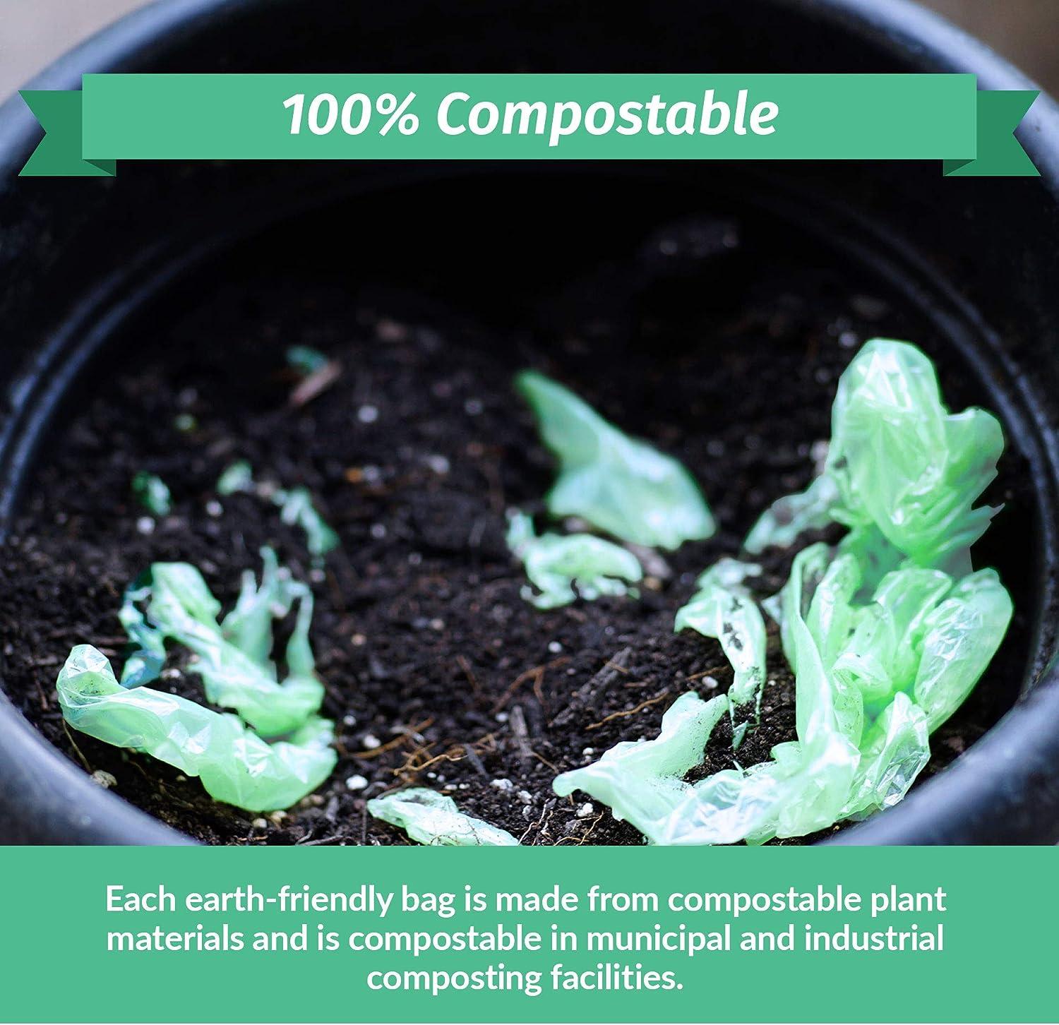 Reli. Eco-Friendly Compostable 13 Gallon Biodegradable Trash Bags (150 Bags)  13 Gallon Compostable Trash Bags (Green) 