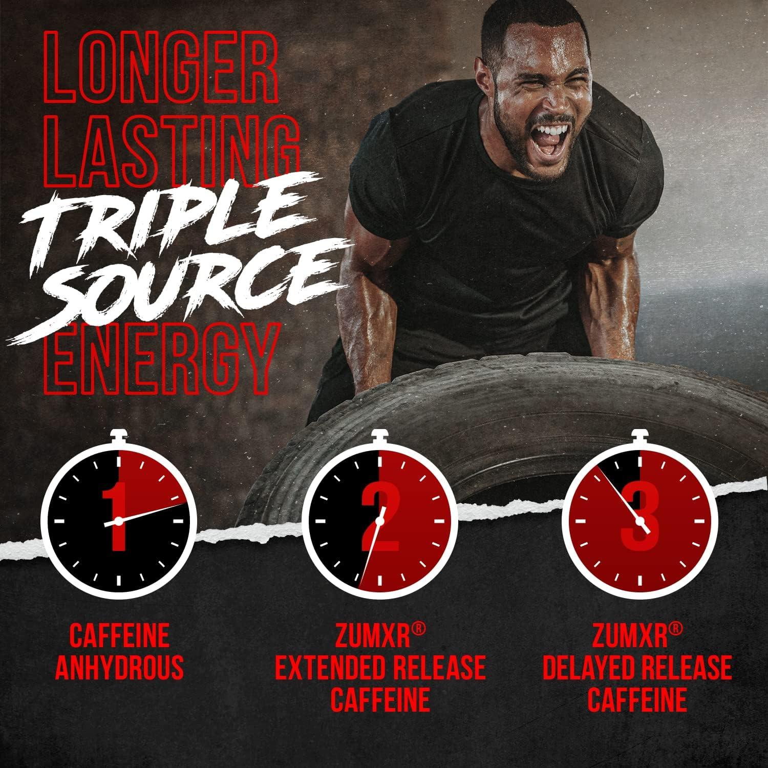 ALPHA LION Pre Workout Powder Lion's Blood Flavor Enhanced Energy