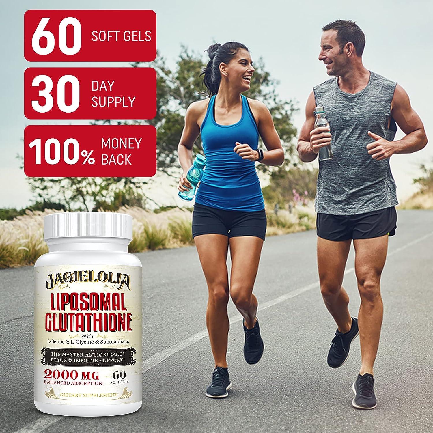 jagielolia liposomal glutathione review Premium Liposomal Glutathione 2000mg with L-Serine, L-Glycine &  Sulforaphane - 120 Softgels, Master Antioxidant Formula for Enhanced  Absorption and Immune Support | Buy Now with Express International Delivery