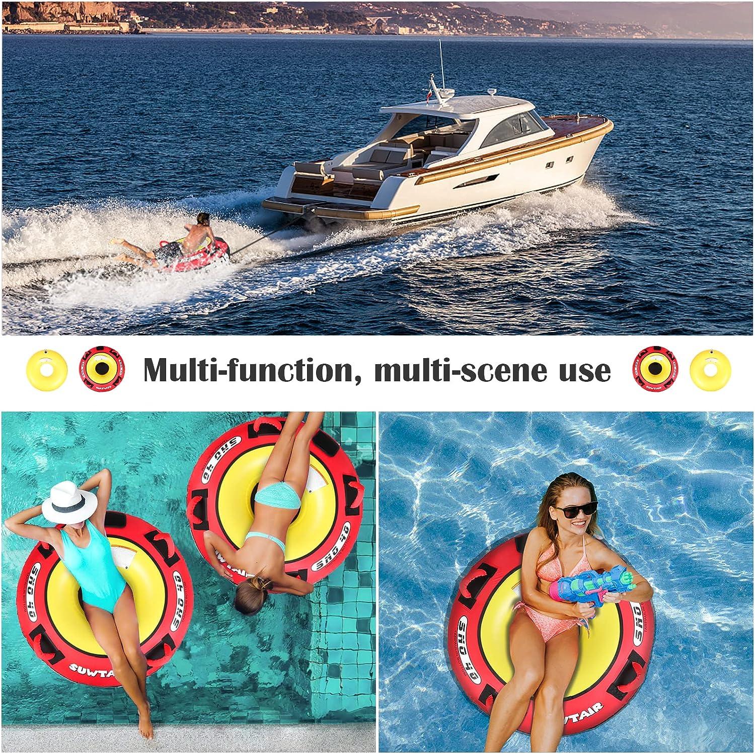 SUWTAIR River Tubes for Floating Heavy Duty with Premium Nylon Cover