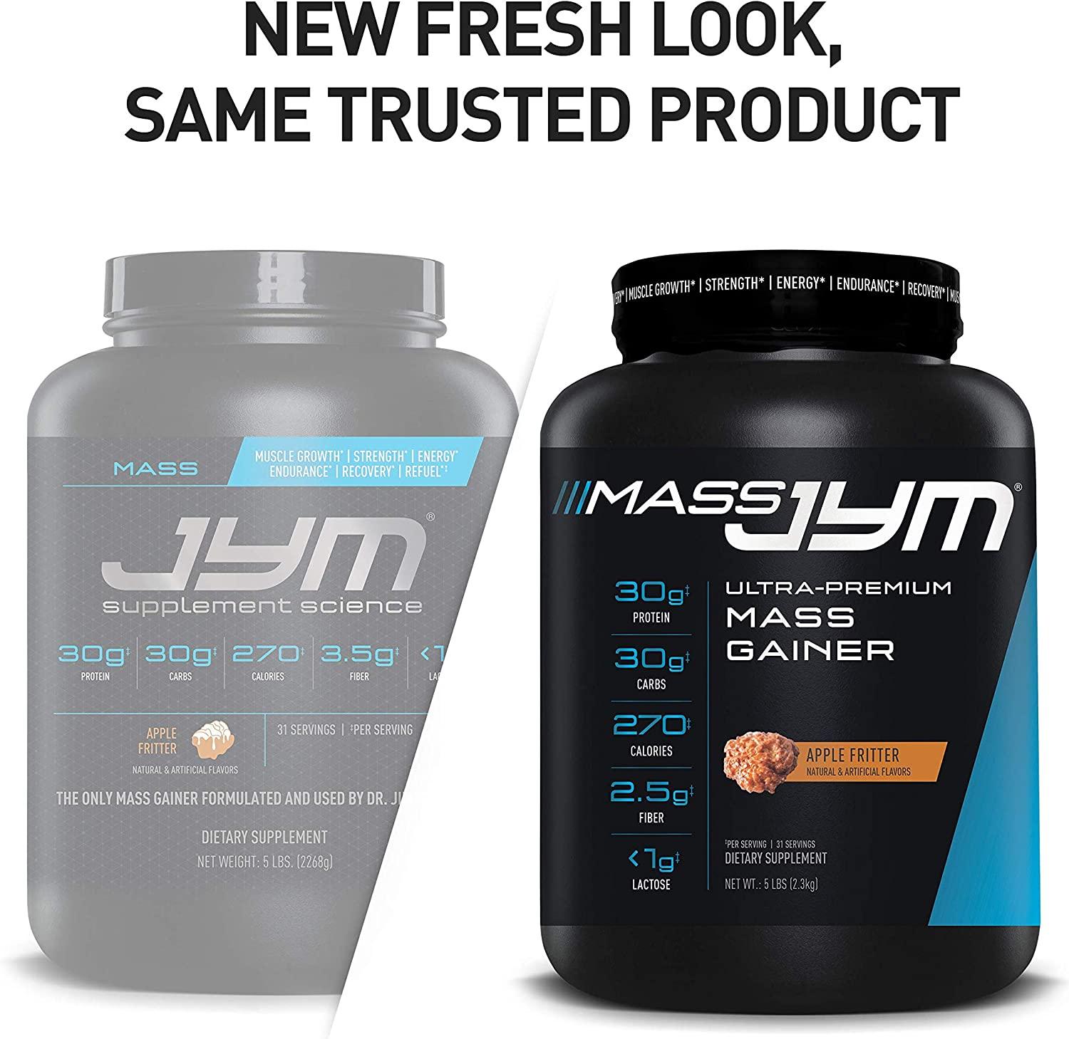 Mass JYM Weight Gainer Protein Powder Egg White, Milk, Whey Protein